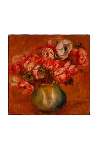 ipekevi Анемони Сатиновий шовковий хустку