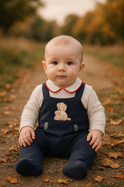 TRENDİMİZBİR Baby Boy Mother Baby Dog Seasonal Jumpsuit