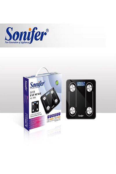 Sonifer Body Weight Scale, SF-1914, Black