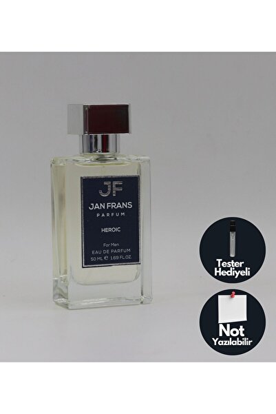 JF JAN FRANS Heroic - Vanilya Vanilyalı Odunsu Tatlı Kokulu 50ml Edp Kalıcı E...