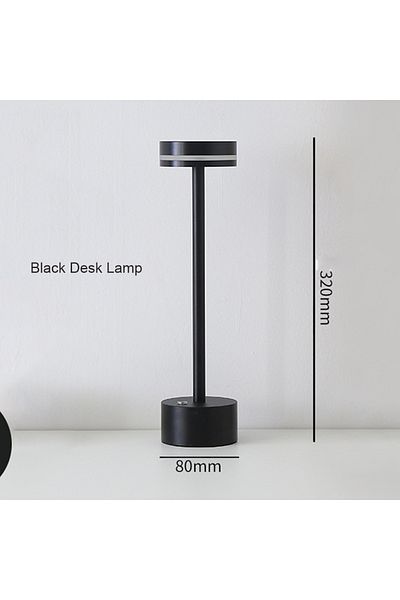 Happy Light Classic Design Rechargeable Aluminum Table Lamp