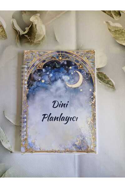 ETİKETİM Dini Planlayıcı Lacivert A5 Boyut PVC Kapak 50 yp