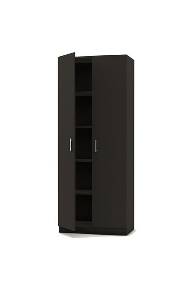 Mahmayi 2 Door Full Height Cabinet, Modern Storage Solution With 4 Shelves