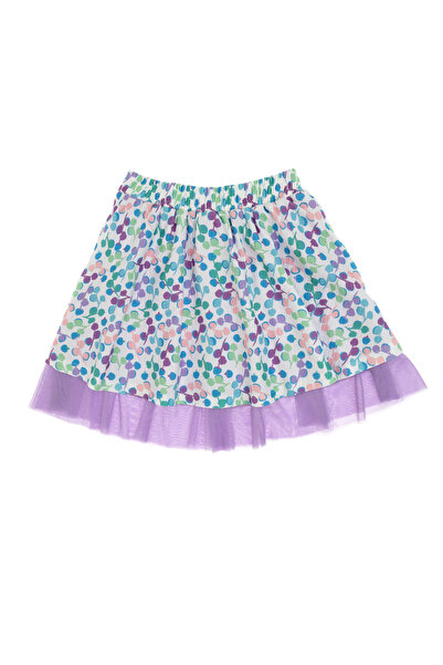 U.S. Polo Assn. Kız Çocuk Lila Örme Etek 50300779-VR013