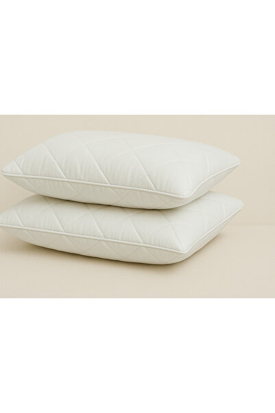 UYKUPEREST 4 Pcs 50X70Cm Cotton Quilted Pillow Mattresses Cover Thick Fiber Filling Washable Hotel Type Case