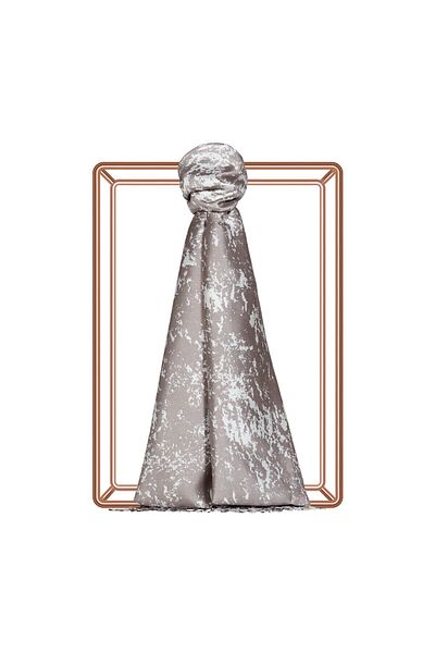 ipekevi Mink Marble Patterned Silk Shawl