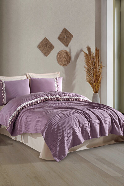 Clasy Σετ Πικέ με Φούντες - Boutique Double Bohamline