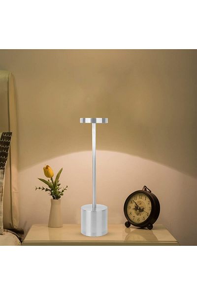 Happy Light Classic Design Rechargeable Aluminum Table Lamp