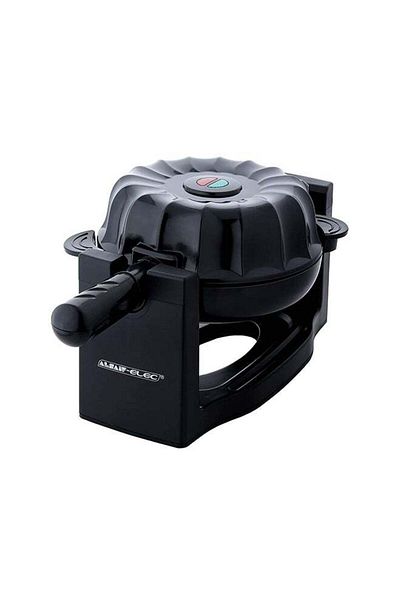 ALSAIF 1200W Electric Cake Maker, Non Stick, Black - 90660/BK