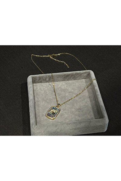 MODA GOLD ÇELİK YUNUS BALIKLI KOLYE