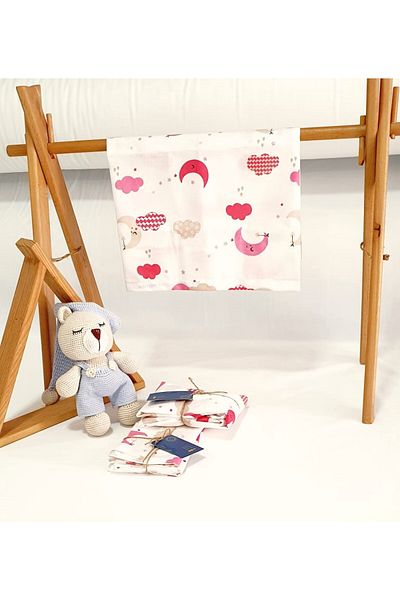 tiny plans Cloud Pattern Elastic Single Sheet Pillowcase Set