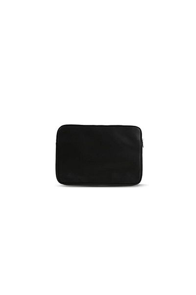 dellel Dellel Black Laptop Cover, Printed Vegan Leather, 4mm Protective Padding, Slim & Durable Sleeve