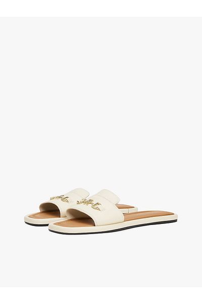 Tommy Hilfiger KOŽENÝ KOŇSKÝ MULE