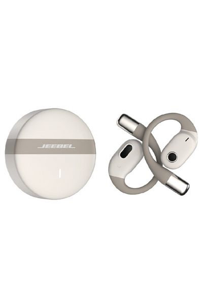 Jeebel | OWS Wireless Earbuds with Bluetooth 5.3, USB-C Charging, IPX4, 6H Playtime | Beige
