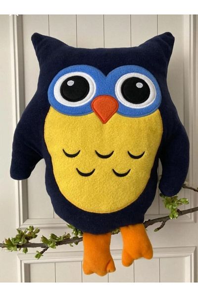 Özgüner Oyuncak Owl Pillow Gift Silicone Filling