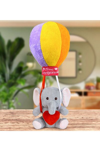 ÖZGÜNER Toy Teddy Bear Colorful Flying Balloon Donkey (100%) Domestic