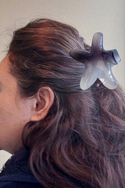 CAŞ DEKORASYON مشبك مزلاج موديل نجم البحر باللون الأسود