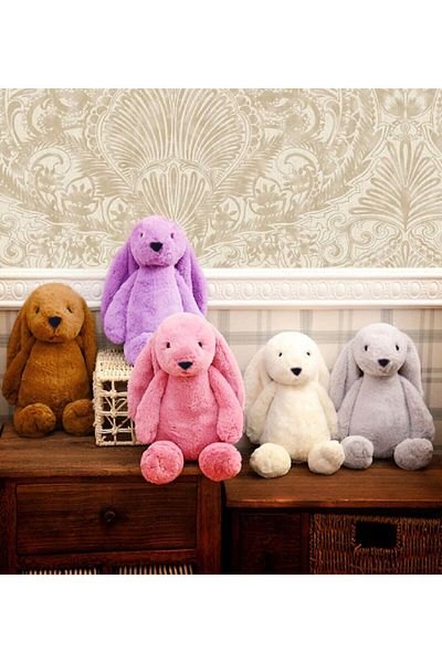 Özgüner Oyuncak My Sleeping Friend Rabbit 45 cm Plush Rabbit Cream