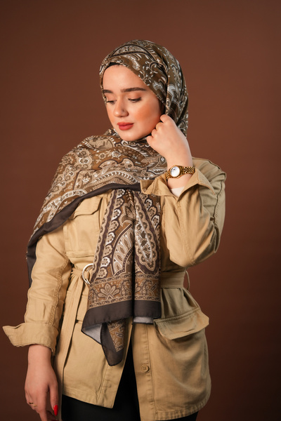 TheFırst Şal moale cu model