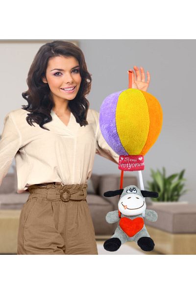 ÖZGÜNER Toy Teddy Bear Colorful Flying Balloon Donkey (100%) Domestic
