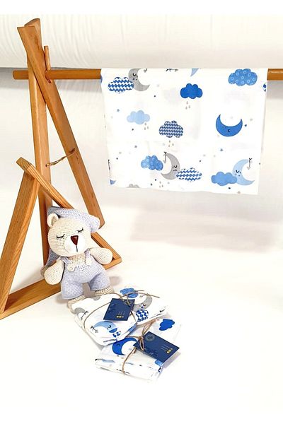 tiny plans Cloud Pattern Elastic Single Sheet Pillowcase Set