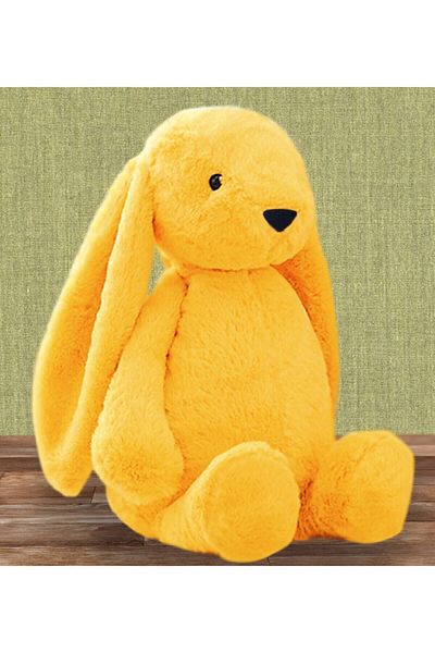 Özgüner Oyuncak My Sleeping Friend Rabbit 45 cm Plush Rabbit Yellow