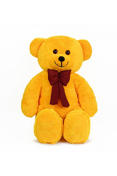Özgüner Oyuncak 102 Model Big Teddy Bear with Bow Tie - 100% Domestic Coffee