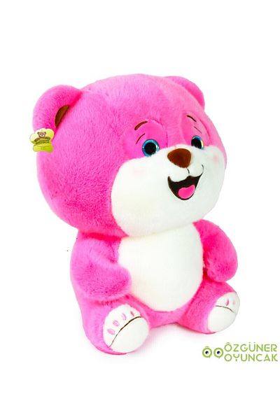 Pababo Pink Smiling Teddy Bear Mani