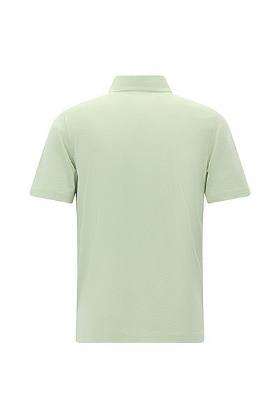 Abdullah Kiğılı Cotton Polo Collar T-shirt - Regular Fit, Patterned Embroidered and Mercerized