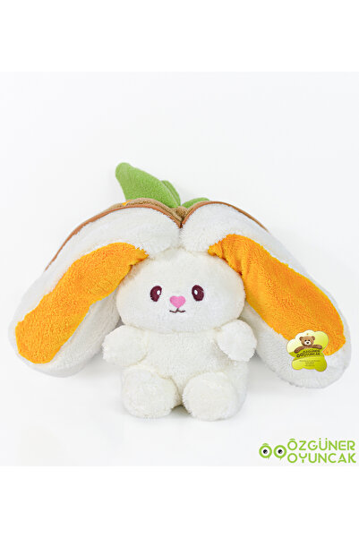 HARİKA PELUŞ FABRİKASI Ananas Tavşan Çantalı 50 cm