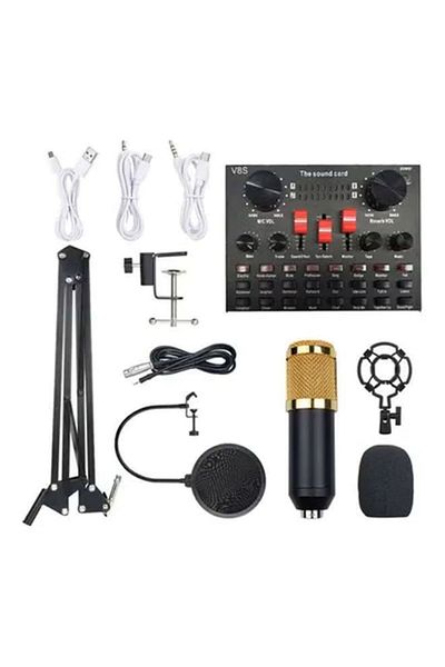 COOYA Studio Recording Professional Sound Card Microphone Set PSM-Mic05