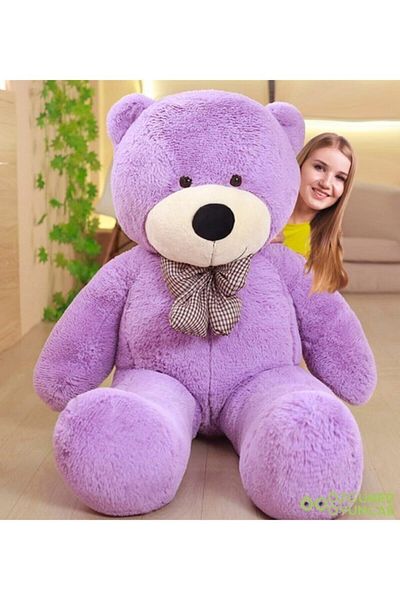 Özgüner Oyuncak 130 Cm Big Teddy Bear with Bow Tie (100% Domestic)
