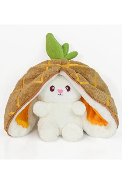 HARİKA PELUŞ FABRİKASI Çilek Tavşan Çantalı Sevgiliye Özel