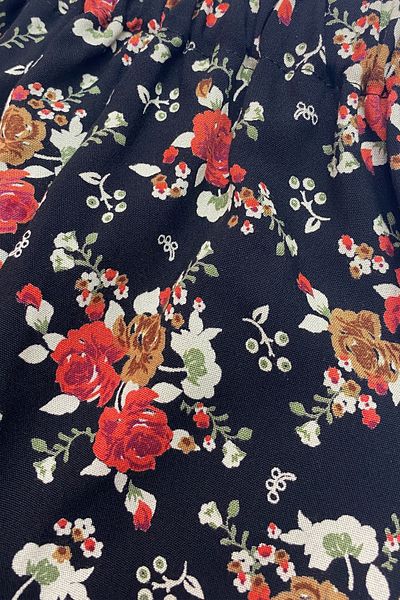 EruZan Girl's Elastic Viscose Patterned Shalwar