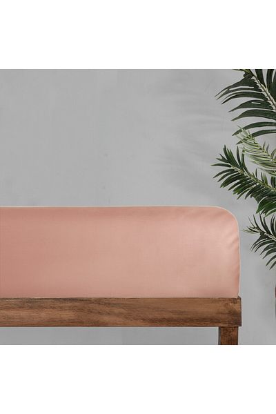 Sarev Kaleo Monochrome Satin Flat Sheet 100% Cotton Rose Motif Single