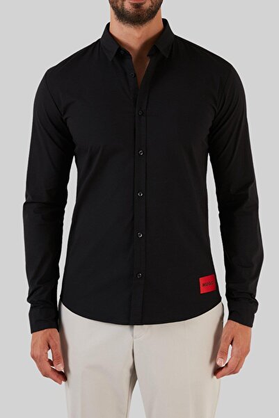 BOSS Hugo Boss Slim Fit Erkek Gömlek Siyah