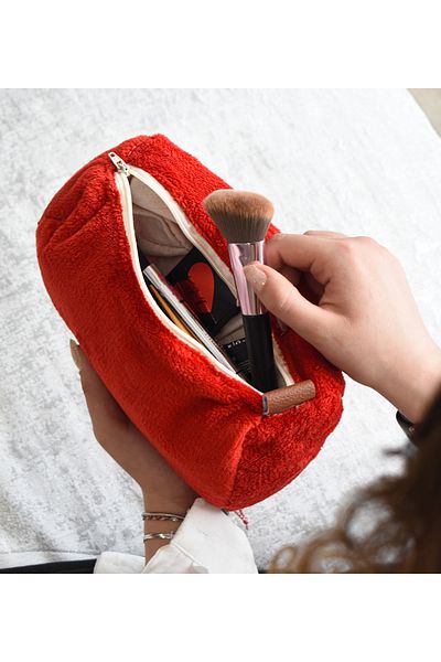 Özgüner Oyuncak Pabtex Plush Bag Women - Stylish Bag for Makeup Supplies and Personal Items