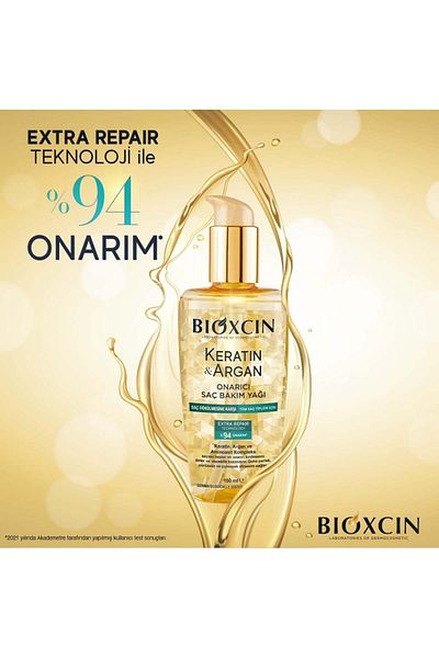 Bioxcin Keratin Argan Hair Care Oil 150ml + Keratin Argan Liquid Conditioner 150ml