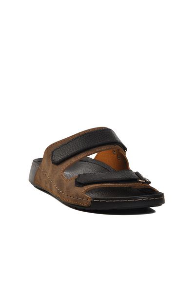 AYAKMOD Mink Double Striped Lightweight Men's Slippers 80-012 m
