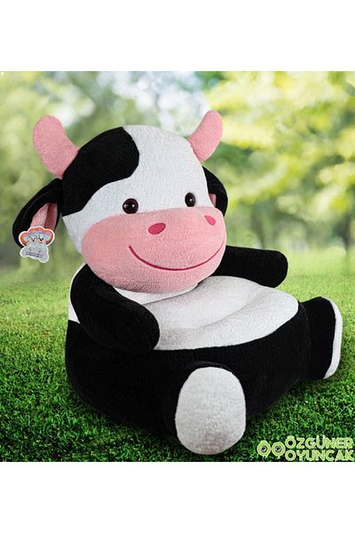 Özgüner Oyuncak Cow Plush Baby Child Seat (100% Domestic)