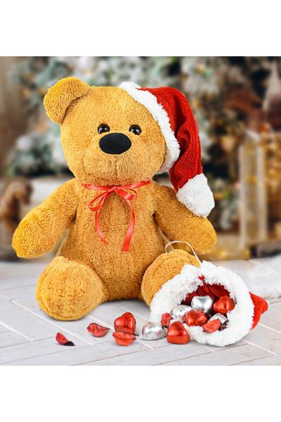 Özgüner Oyuncak New Year's Special 55 cm Santa Claus Teddy Bear (100% Domestic)