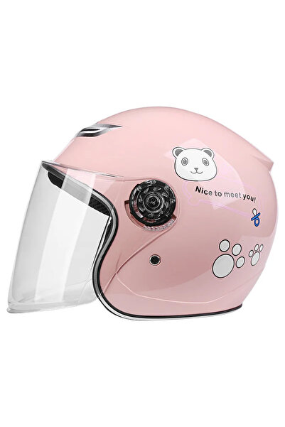 Choice خوذة أطفال وردية اللون بنمط كرتوني لطيف، مضادة للسقوط، حماية آمنة في ج...