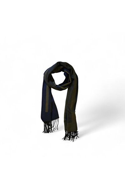 Hedea Navy Blue Green Kaşkol