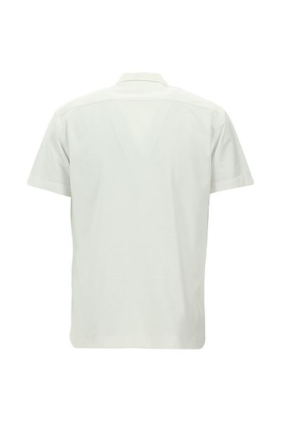 Abdullah Kiğılı Short Sleeve Slim Fit Slim Fit Cotton Shirt