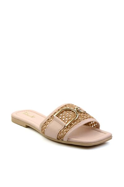 Bambi Mink Beige Women's Slippers K 04101000116