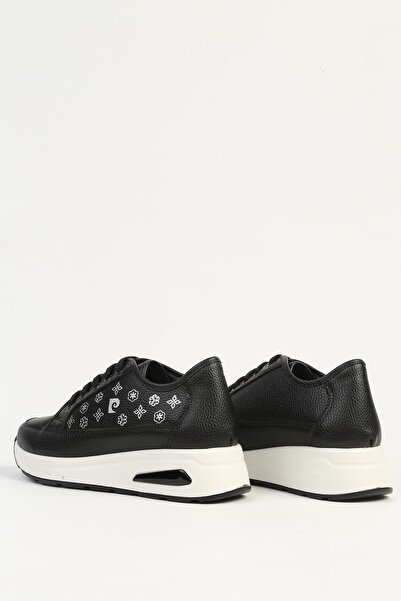 Pierre Cardin Siyah Beyaz Kadın Spor Ayakkabı PC-54779