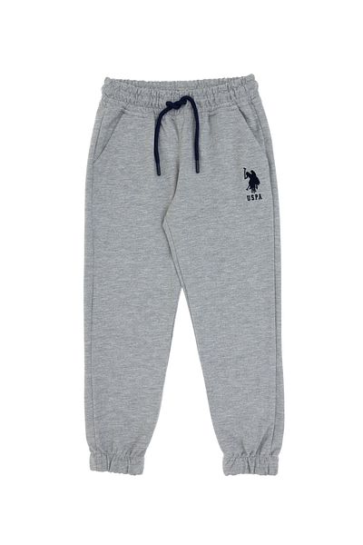 U.S. Polo Assn. Boy's Gray Melange Sweatpants 50298063 -Vr086