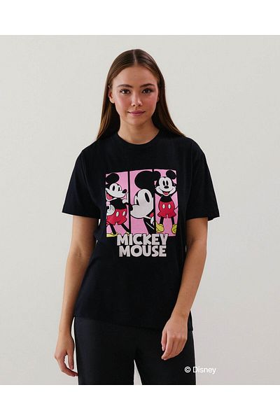 Undiz Mickey jersey top - black