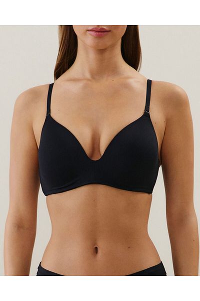 Undiz Wireless push-up bra in microfibre