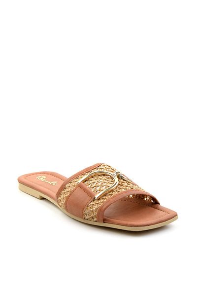 Bambi Mink Tan Women's Slippers K 04101000116